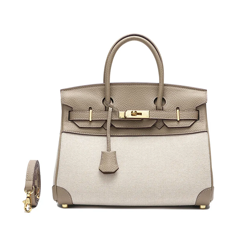 

Head leather color matching bag fashion women's handbag 2021 new color contrast women's one shoulder diagonal span