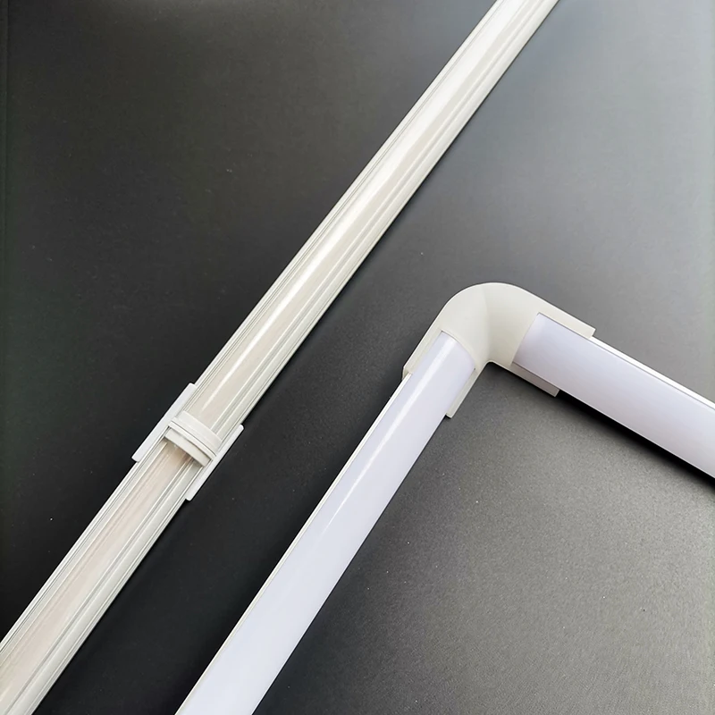 1 24 шт./лот треугольный угловой офисный световой ремень алюминиевый профиль для