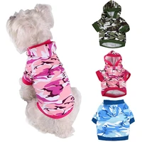 christmas dog puppy clothes pet biscuits printed t shirt camouflage hoodie vest warm soft breathable autumn winter coat clothing