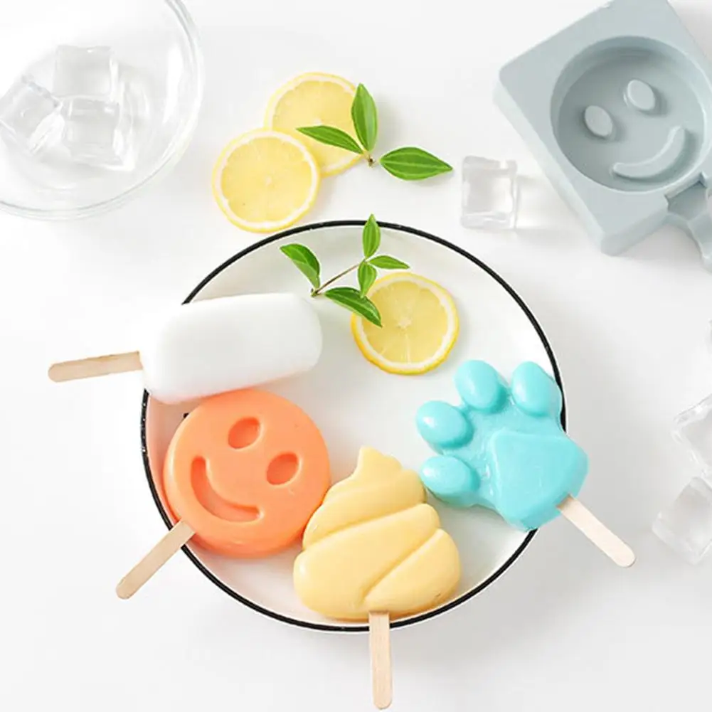 8 Sharps Silicone Molds Icecream Ice-lolly Soap Candle Fondant Moulds Candy Chocolate Clay Cake Decorating Tools Kitchen Diy | Дом и сад