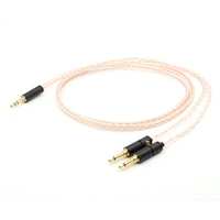 5n ofc copper upgrade audio earphone wire headphone cable for headset hd700