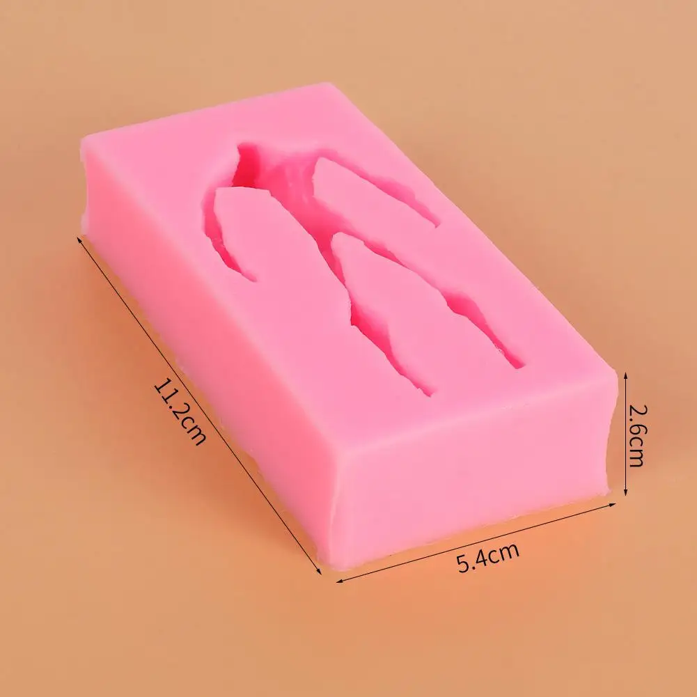 

RCtown 3D Men Doll Body Model Mold Doll Body Shaped DIY Silicone Full-body Mould for Fondant Cake Chocolate Making