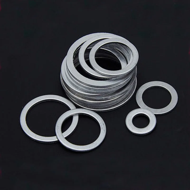 30 шт. M12 ультратонкие плоские шайбы прокладки алюминиевая шайба прокладка 21 мм-23