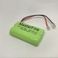 4pcs lot MasterFire Original 2 4V 1800mAh Rechargeable Ni-MH Battery Pack With Plugs For Cordless Phone NiMH Batteries