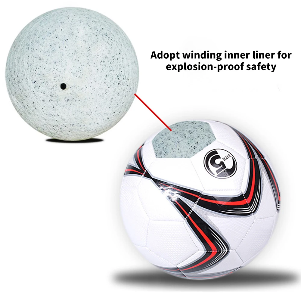 

Новинка 2021, футбольный мяч для матча, стандартный размер 5, футбольный мяч из полиуретана, высококачественные спортивные тренировочные мячи...