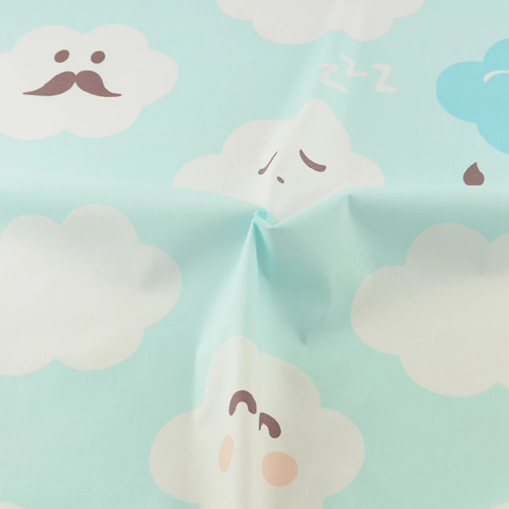 Милая облачная хлопчатобумажная ткань домашний текстиль Стёганое постельное