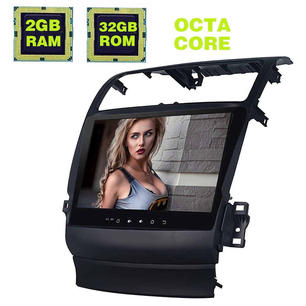 10,1 дюймов Android 8,0 RAM2G ROM32G радио для Acura TSX для honda inspire UC1 2003-2007 четырехъядерный 1024*600 Автомобильный gps навигатор wifi