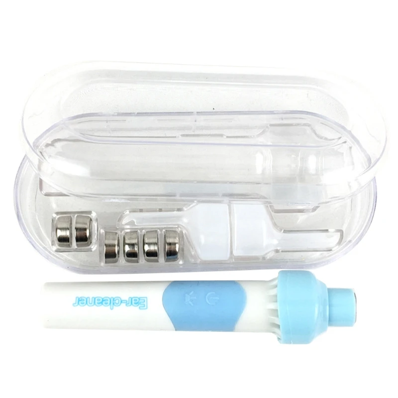 Уха Очиститель воска жидкость для снятия Электрический Безопасный ушной серы с 2