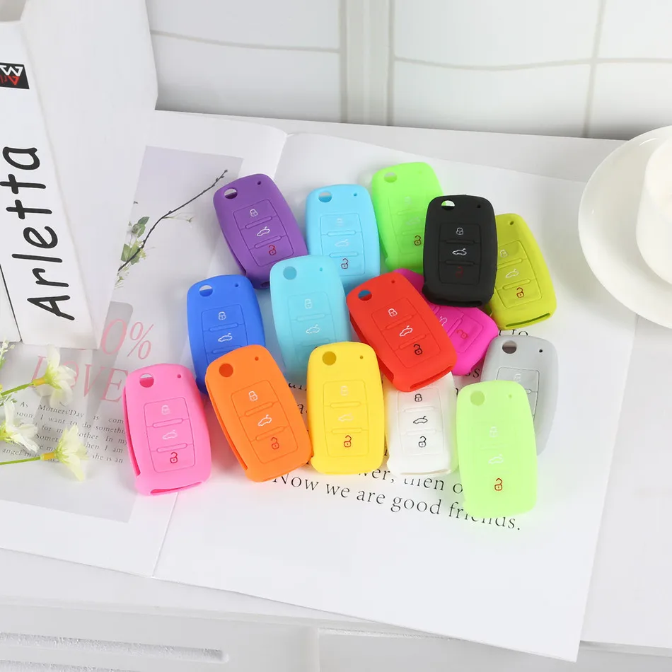 Чехол для автомобильного ключа стайлинга чехол VW POLO Tiguan Passat B5 B6 B7 Golf EOS Scirocco Jetta MK6