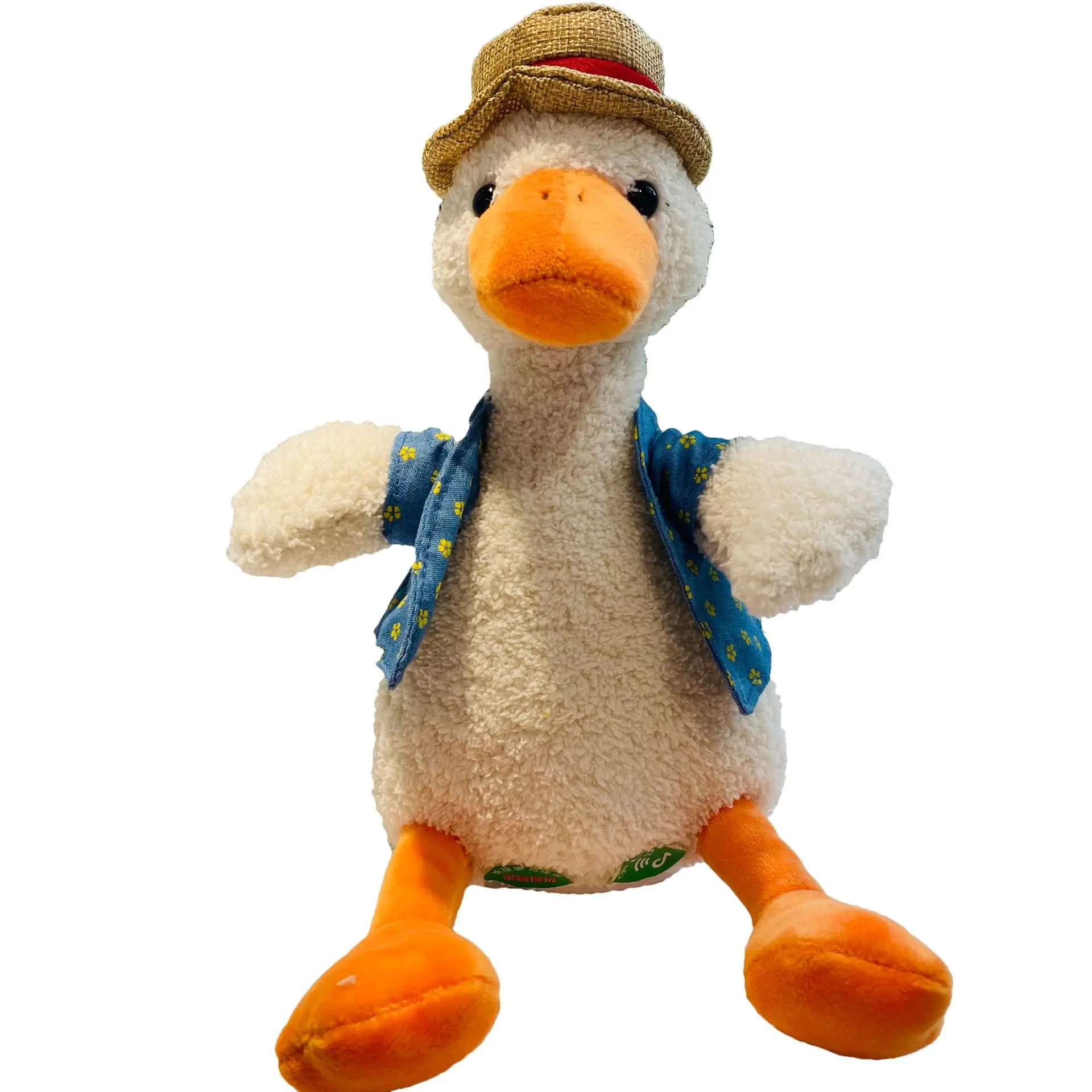 

TK Funny Plush Duckcansing Singing Talking Duck Sing Music Toys Kidcansing Toy Repeater Toys Learning To Speak Kid Gift