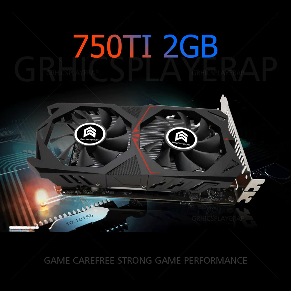 Видеокарта для компьютера/ПК GTX750TI GDDR5 128 бит 2 Гб видеокарта Nvidia|Видеокарты| |