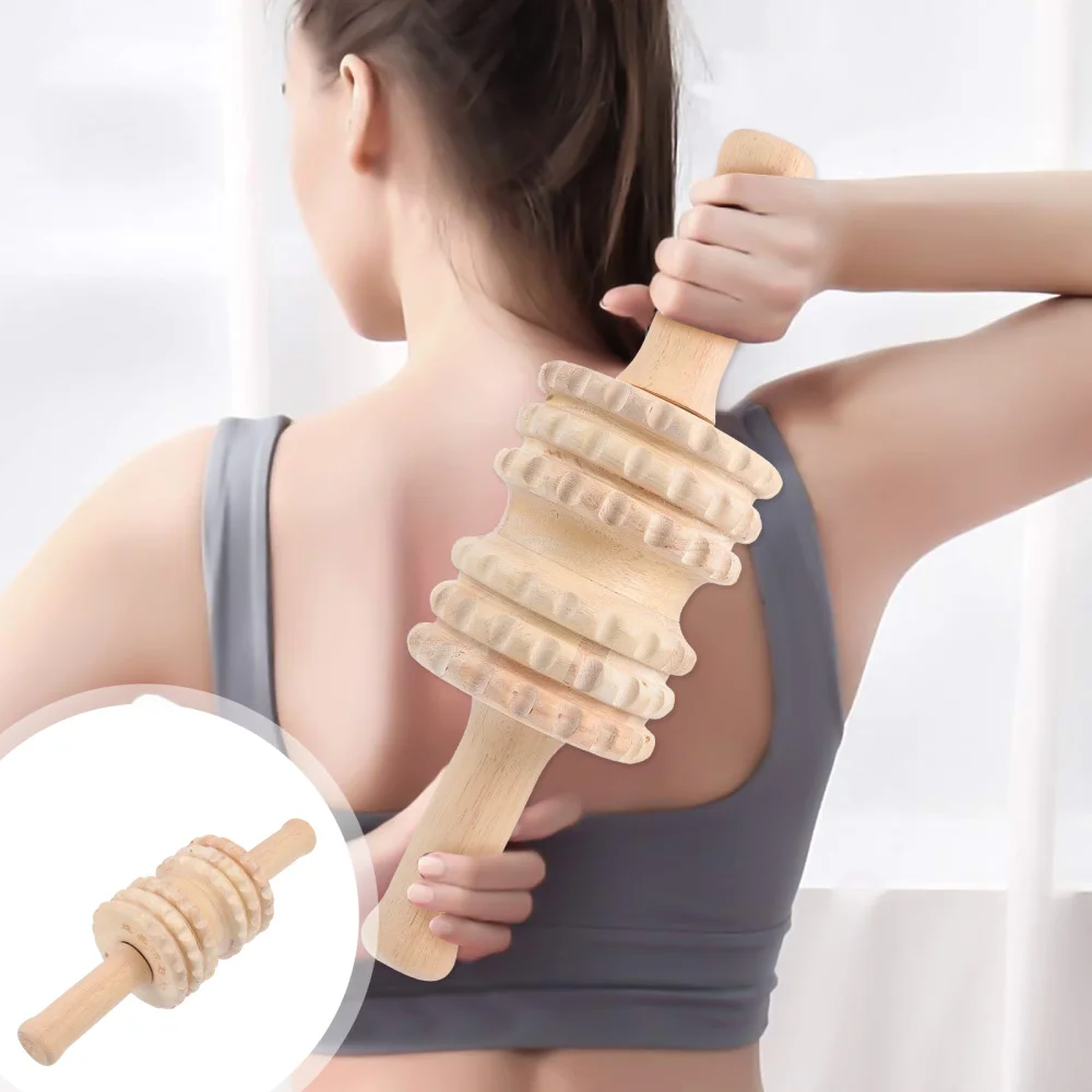 

1pc Massaging Rod Wooden Scraping Stick Beauty Salon Meridian Tool