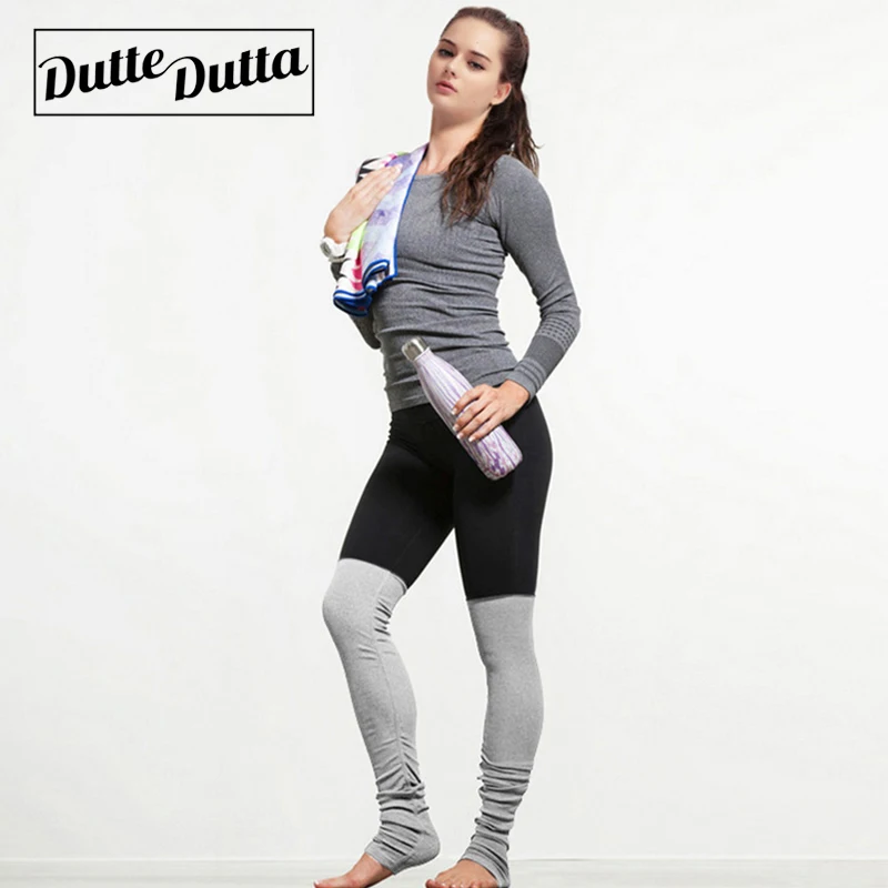 Женские Лоскутные Спортивные Леггинсы Женская Спортивная одежда для фитнеса