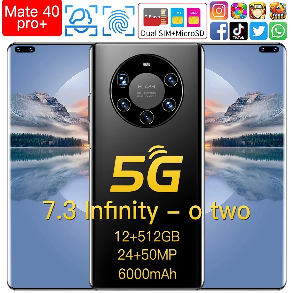 

Well Mate40 Pro, , 7,3 , 12 + 512 , 6000 , , LTE, SIM