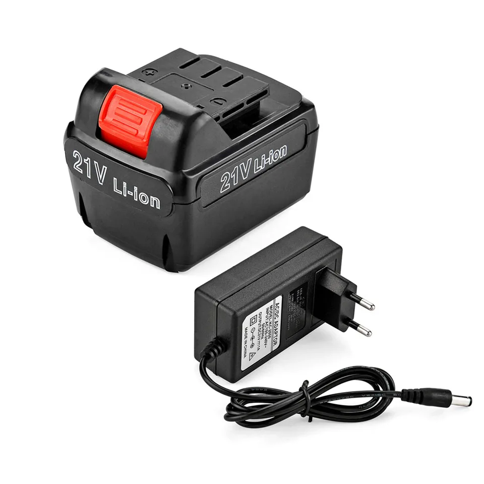21v Battery Drill Electric Screwdriver Household Power Tools Rechargeable One Lithium Carton | Инструменты
