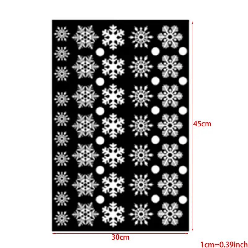 Зимняя Снежинка Наклейка на стену окно белый замороженный снег хлопья виниловые