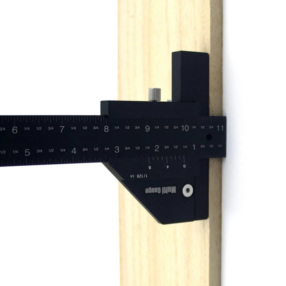 

Marking Ruler Ruler Woodworking Anodized Aluminum Positioning Square Tool