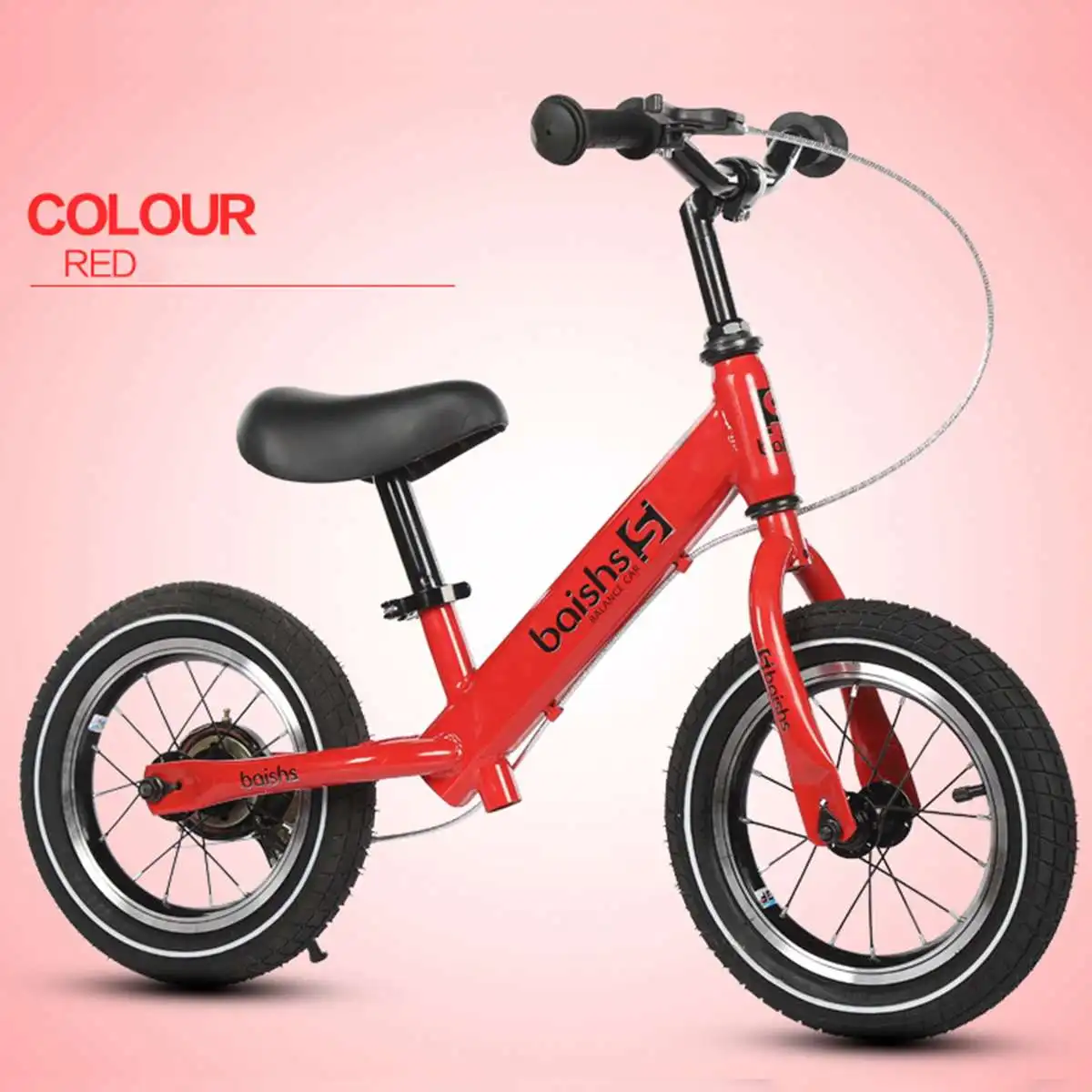 

Children Brake Bicycle No Pedal Bike Kid Balance Bike Scooter Outdoor toy Training Exercise Bicycle for 2-8Year 71x17x36cm pink