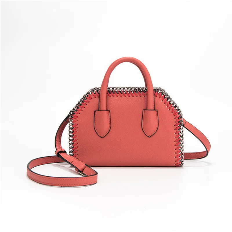 pink Handbags For Women Latest Fashion Crossbody Bags Luxury Handbag Women Bag Litchi Tote Message Bag Autumn Winter Casual Bag - Цвет: pink
