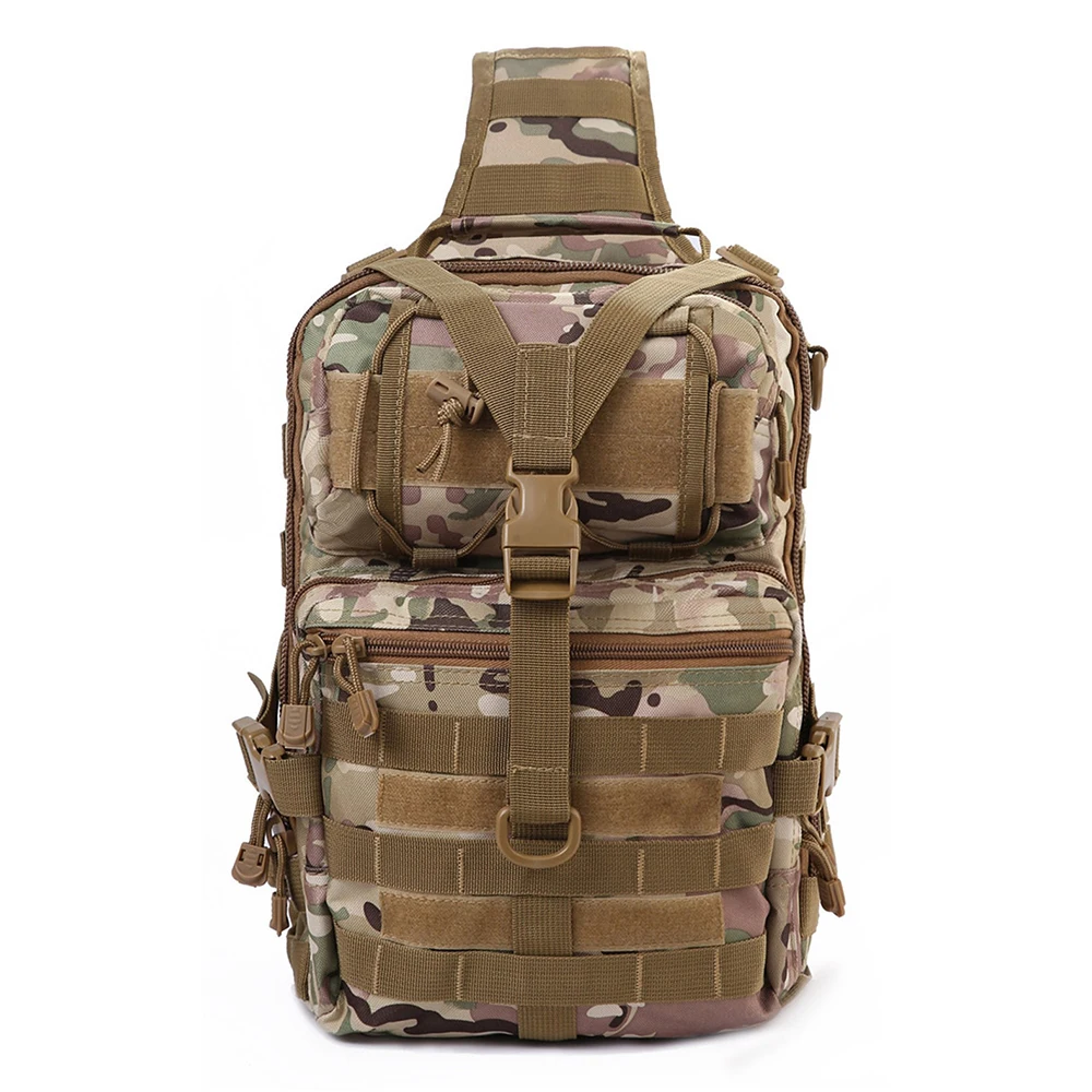 

Сумка для рыбалки, портативный мужской нагрудный рюкзак на плечо, камуфляжная Спортивная Многофункциональная армейская сумка для ловли карпа, рыбалки, блесны, катушки