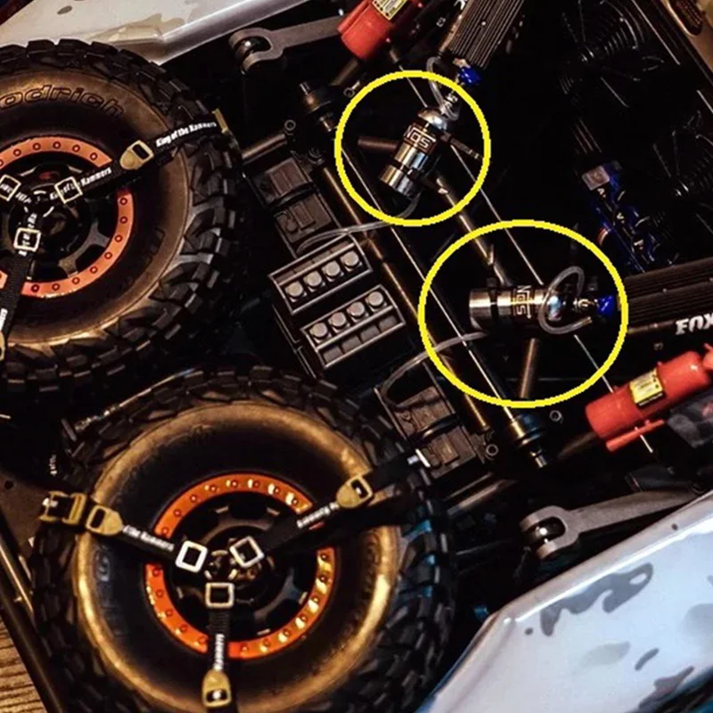 Металлическая Имитация NOS бутылка с азотом для 1/10 RC Гусеничный автомобиль Defender