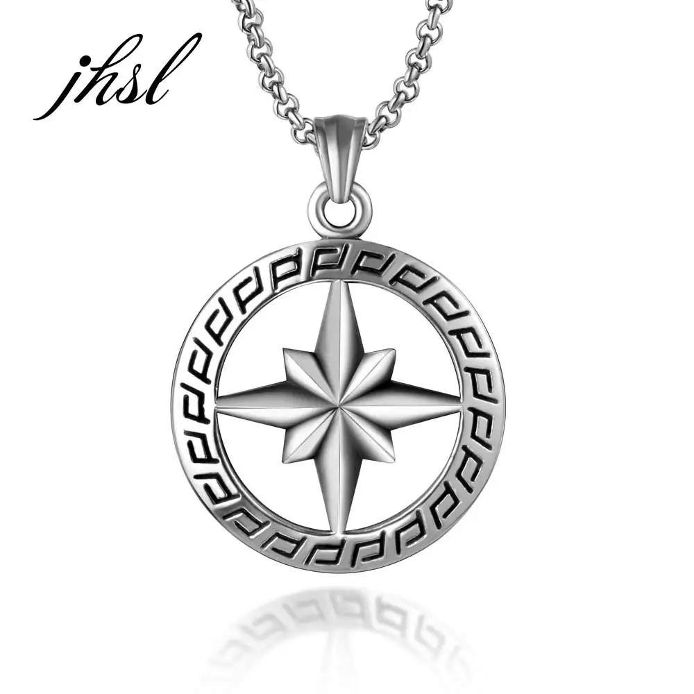 JHSL Новинка, новые мужские подвески, ожерелье из нержавеющей стали, модные ювелирные изделия, подарок