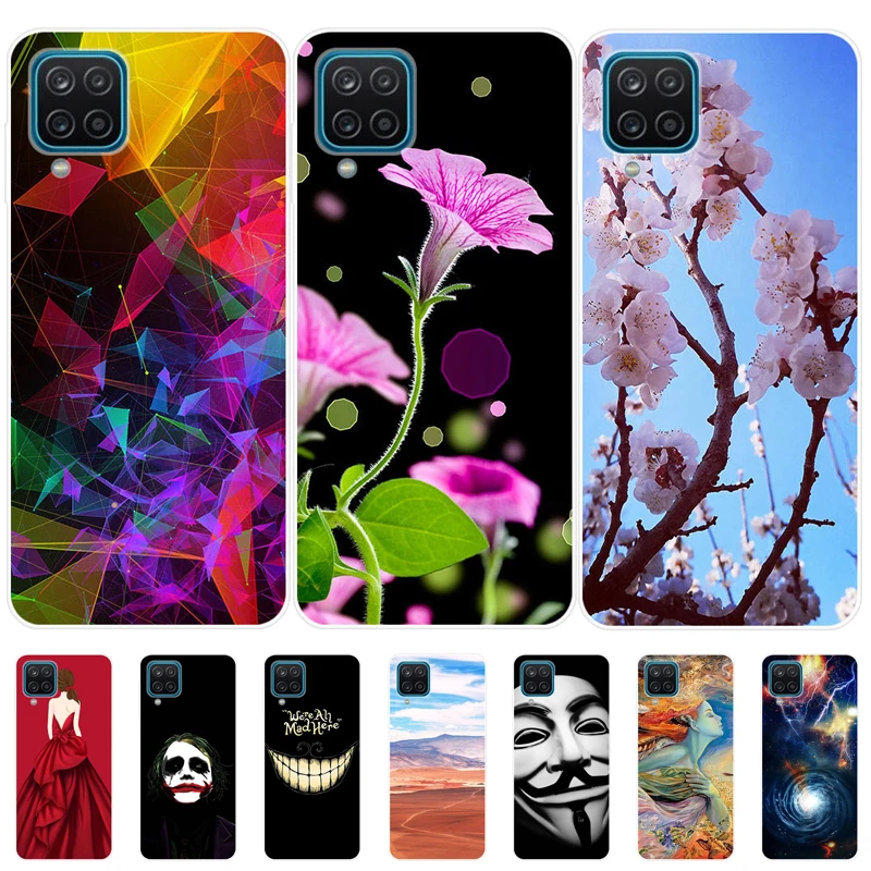 Чехол для Samsung Galaxy A12 Мягкая силиконовая задняя крышка из ТПУ чехол телефона 5G