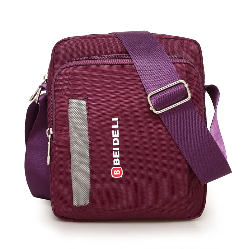 Повседневная нейлоновая водонепроницаемая сумка для мужчин модная Натуральная