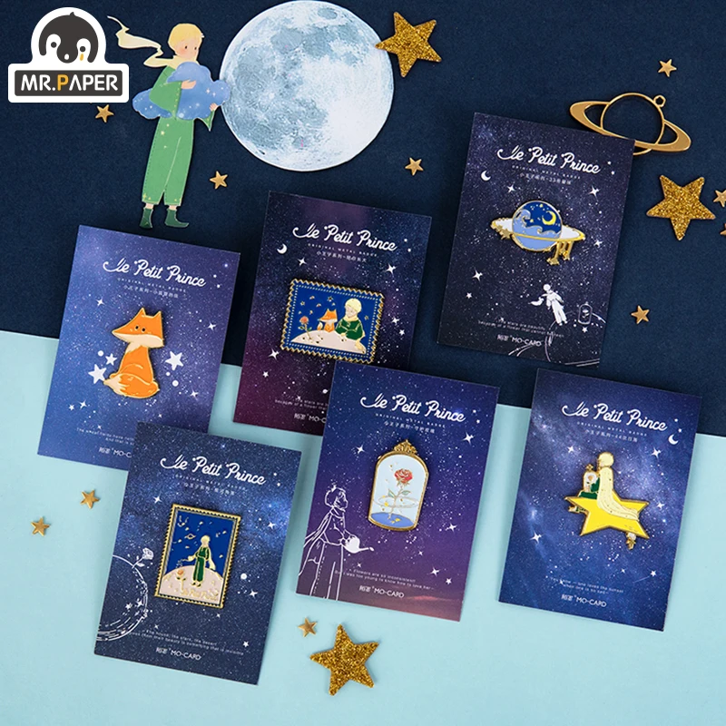 Mr.Paper металлический держатель для фотографий 4 дизайна Маленький принц Сказочная