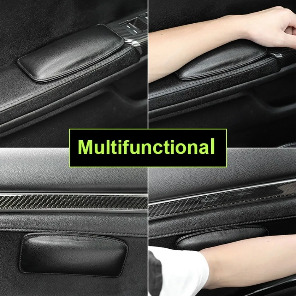 

Universal Leather Knee Pad for Car Interior Pillow Comfortable Elastic Cushion Memory Foam Leg Pad Thigh Support Car Accessories