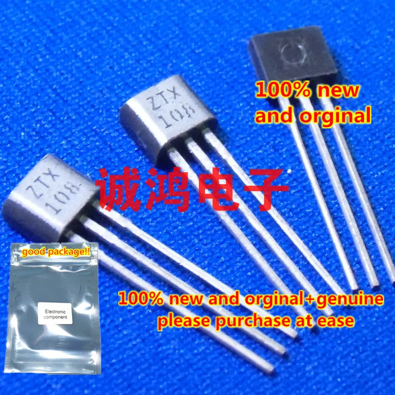 10 шт. 100% новые и оригинальные ZTX108B ZTX108 TO 92S в наличии|Комплекты аксессуаров для