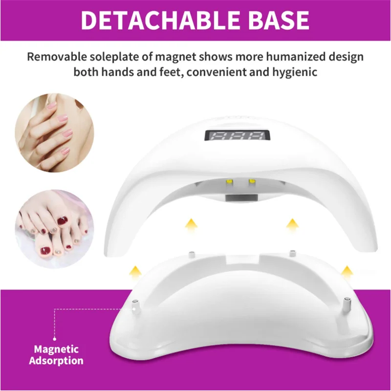 

Nail Art Light Therapy Light Induction Nail Machine 48W Nail Art Light Therapy Sun Light Painless Nail Machine