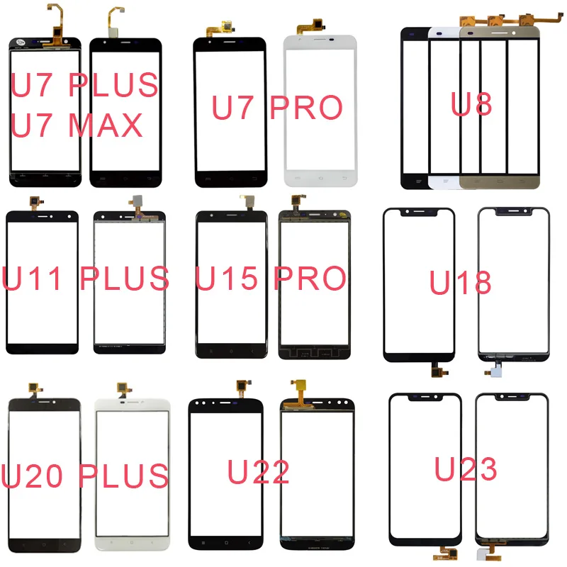 Сенсорный экран для телефона Oukitel U7 PLUS/MAX/PRO U11 PLUS U15 PRO U20 U22 U23 стеклянная панель