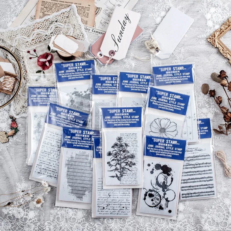 Винтажные растения иллюстрация junkжурнал дневник бумага декоративные винтажные