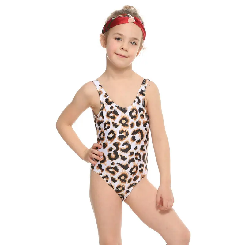 Купальный костюм с леопардовым принтом для всей семьи купальный мамы и дочки