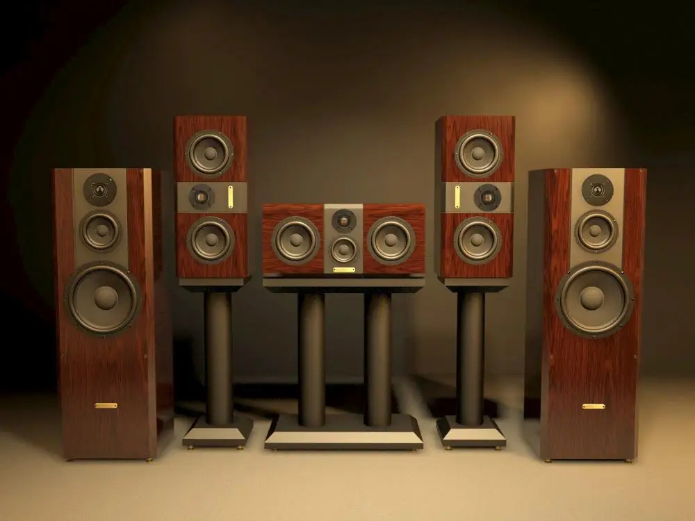 

DC153 DC133 HiFi hi-end speaker 5.1-channel HIFI Bookshelf Speaker Home Theater Series Centered Band Tweeter