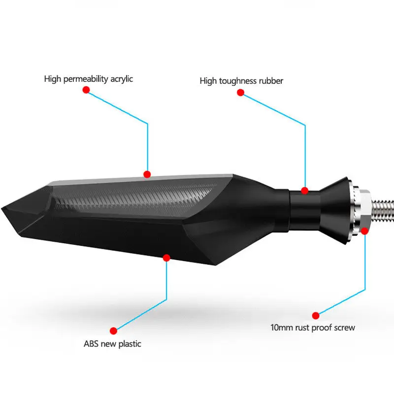 2 шт. указатели поворота для мотоцикла 12 В |