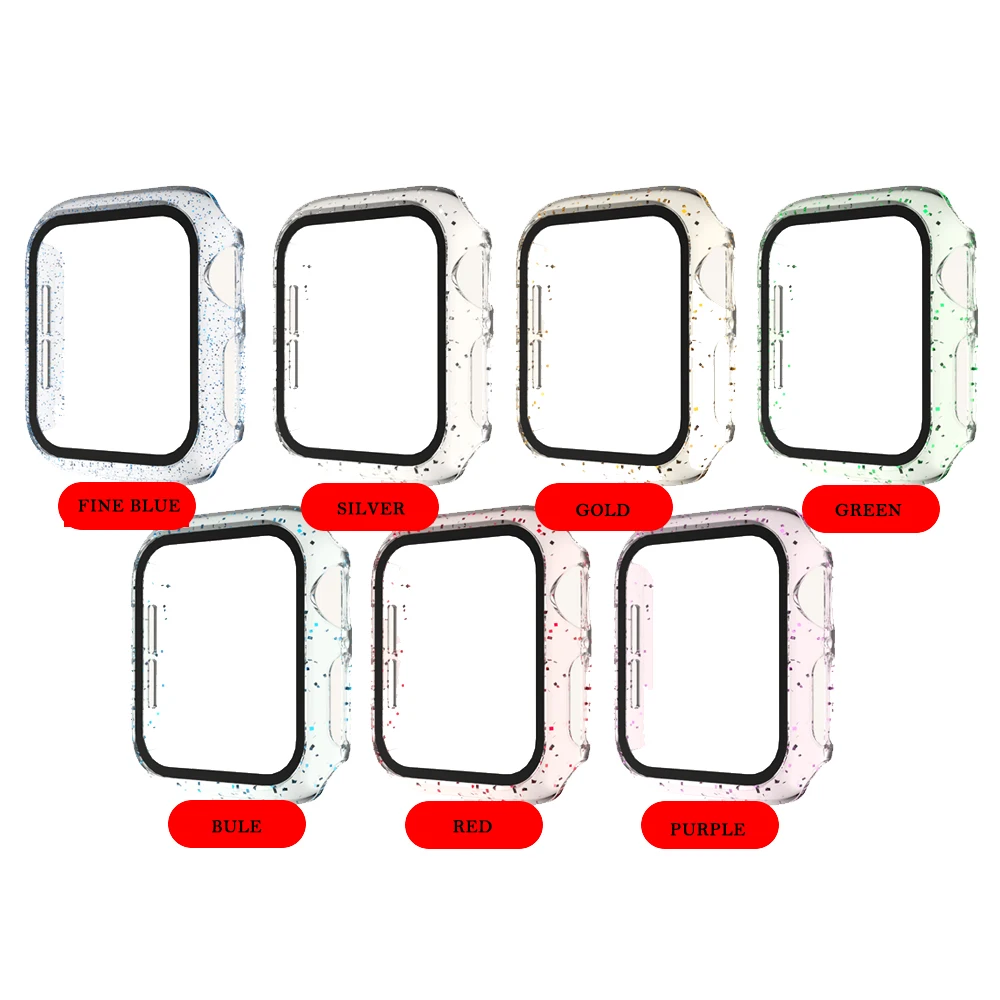 

Watch cover Case for Apple Watch 4 5 40mm 44mm Scratch Half pack electroplating TPU cases For iWatch Series 3 2 42mm 38mm