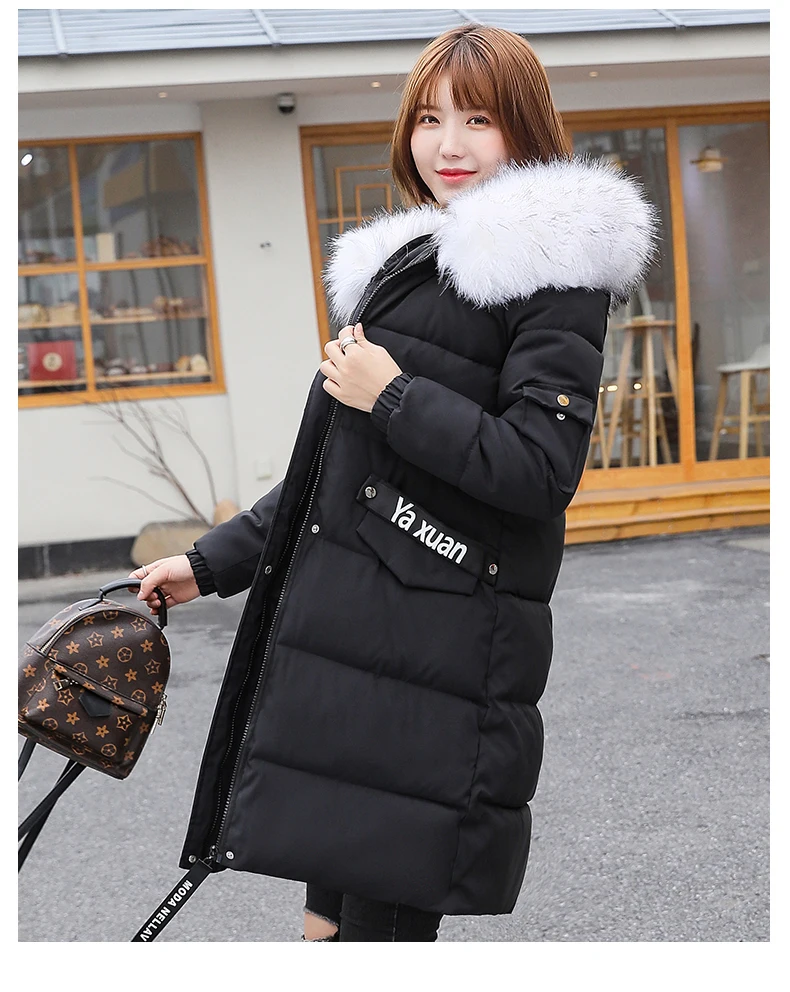 Big Size 6XL 7XL 8XL Women Jacket Winter Fur Hooded Parkas Female Plus Size Loose Women Thick Warm Cotton Women Long Coat Winter