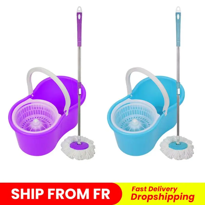 

Dual-drive Mop Replacement Microfibre Spin Mop Clean Refill Head Household Cleaning Tools 360 Spin Mop Accessories With Bucket