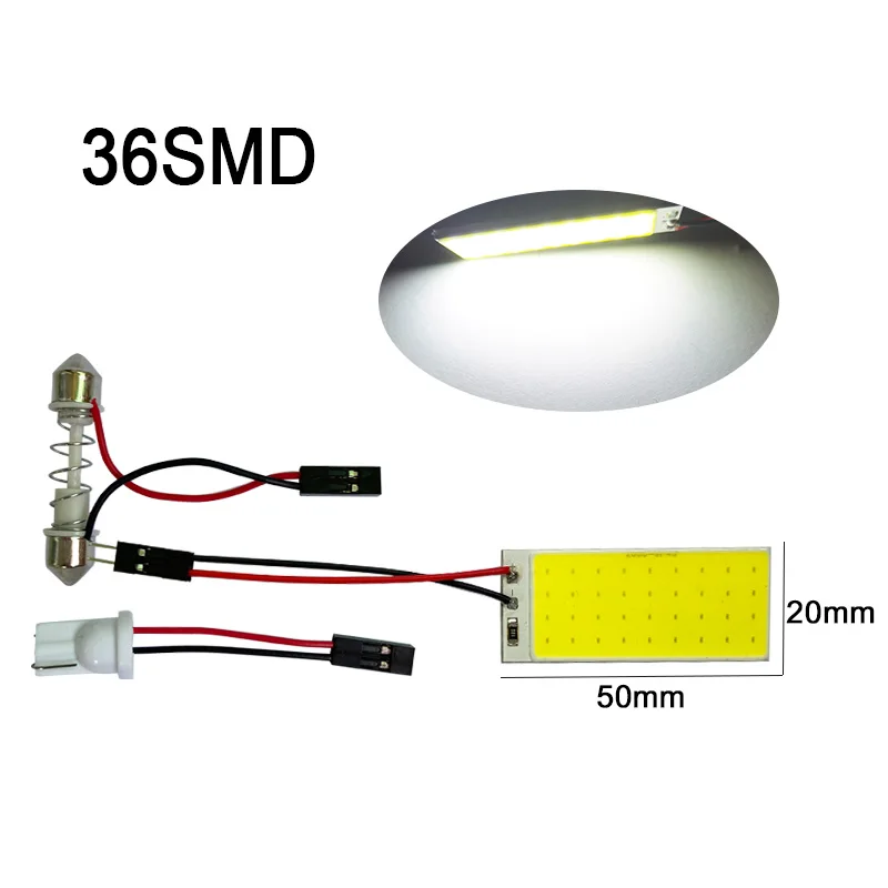 1 шт. автомобильная светодиодная лампа T10 W5w Cob 24SMD 36SMD 48SMD | Автомобили и мотоциклы