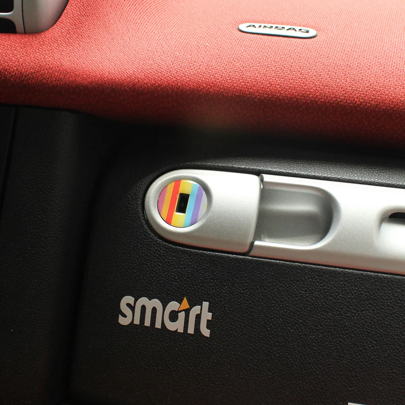 Для Smart Fortwo Cabrio Coupe 451 453 Forfour Hatchback Декоративные наклейки для интерьера автомобиля