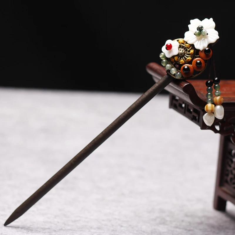 Китайская Этническая шпилька для волос Головные уборы Hanfu принцессы с кисточками