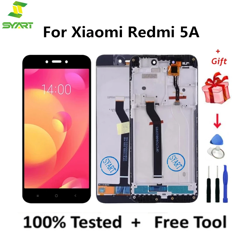 

For Xiaomi Redmi 5A LCD Display Touch Screen Digitizer Assembly With Frame Replacement + Tools For Redmi 5A 5 A 5.0" LCDs Screen