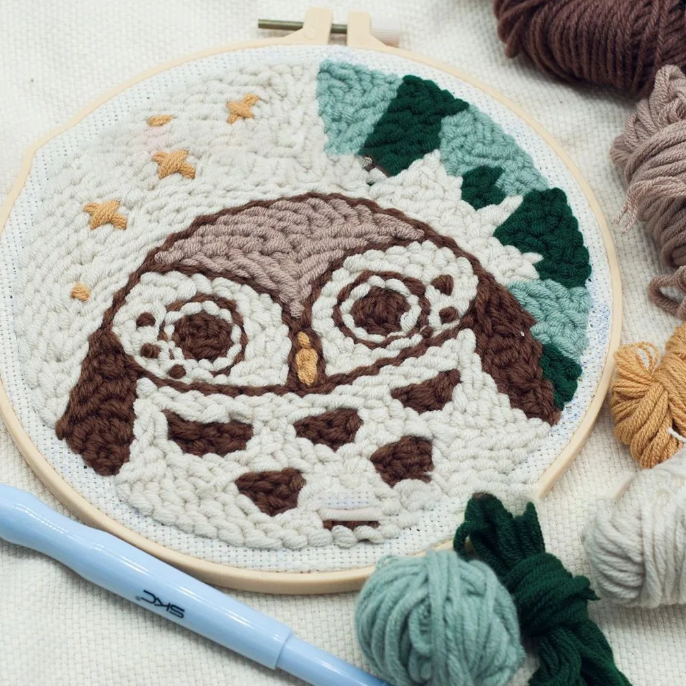 one owl Узоры Совы DIY наборы для вышивания крестиком ручной работы Швейные принадлежности 3D материалы для вышивания посылка набор для рукоделия - Цвет: one owl