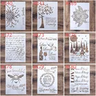 Трафарет Мандала сделай сам, размер А4, А3, А2, для росписи стен, штампованная для скрапбукинга, альбома, декоративные тисненые бумажные открытки