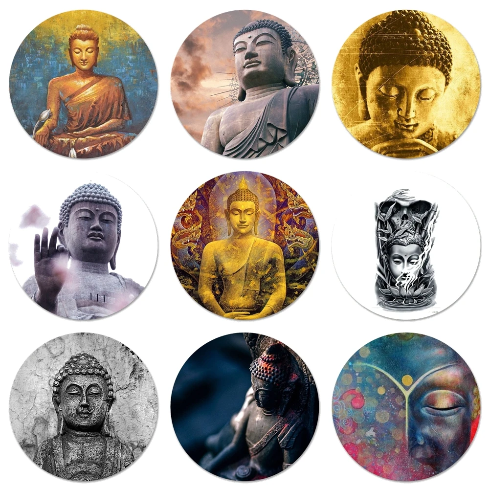 

Новое поступление, значки Будды budha, значки, значки, металлические значки для украшения одежды, рюкзака