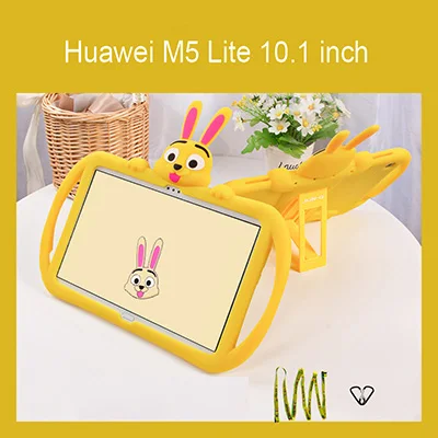 y for M5 Lite10.1 Детский чехол для huawei MediaPad M5 10 10,8 8,0 дюймов силиконовый резиновый чехол для планшета для huawei M5 Lite 10,1 8,4 чехол - Color: y for M5 Lite10.1