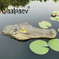 floating scary shark hippo crocodile simulation gags funny toys for swimming pool fish pond crafts tank adult landscaping man