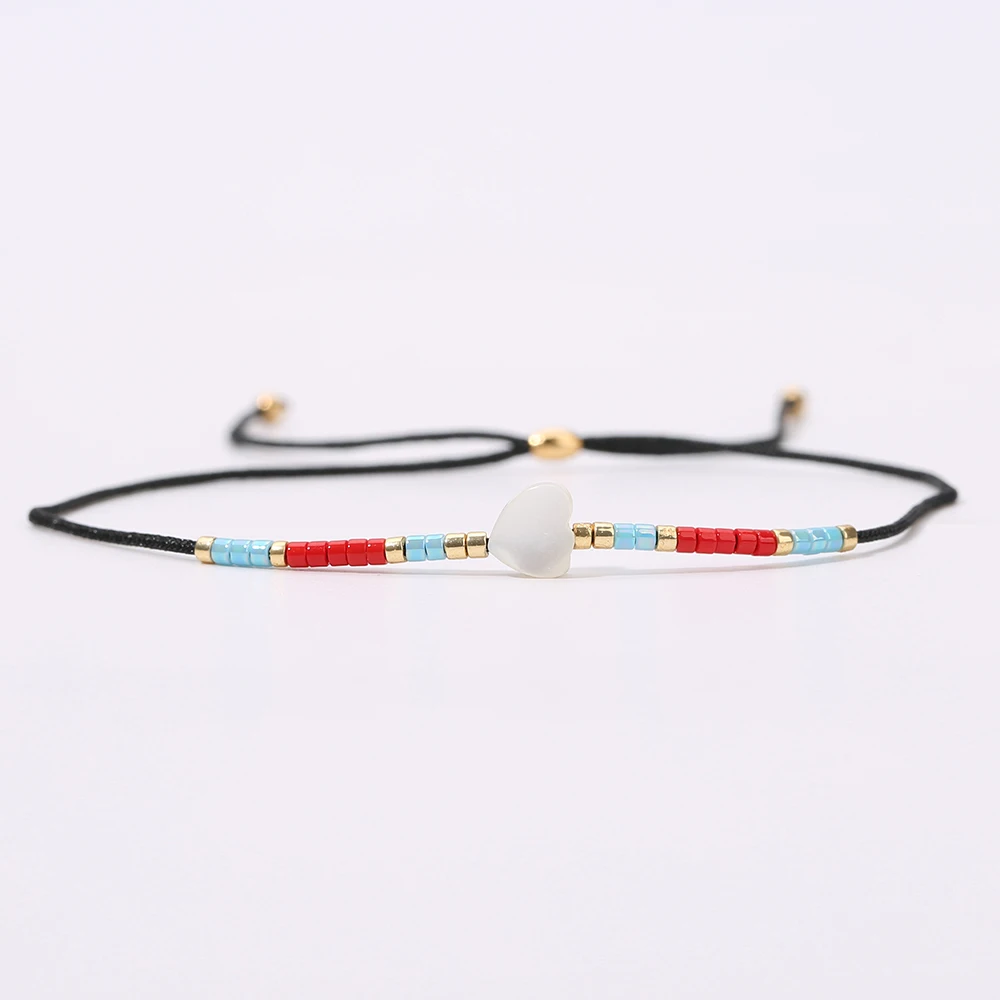 

Rttooas Tiny Bracelets Heart Charm Bracelets Women Friendship Gifts 2020 New Arrival Wholesale Female Fashion Jewelry